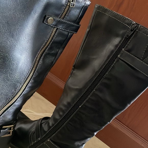 Boots Mossimo Kayce black full zip inside 7.5 - Picture 6 of 11